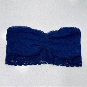 Lacy Aerie navy blue bandeau